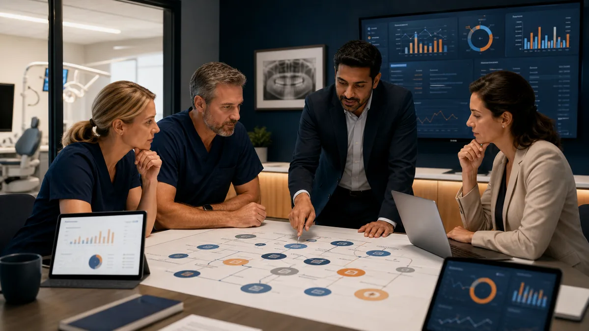 Connected dental software planning